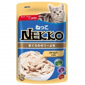 Nekko Tuna In Jelly Pouch Cat Food 70g 1 box (12 pouches)